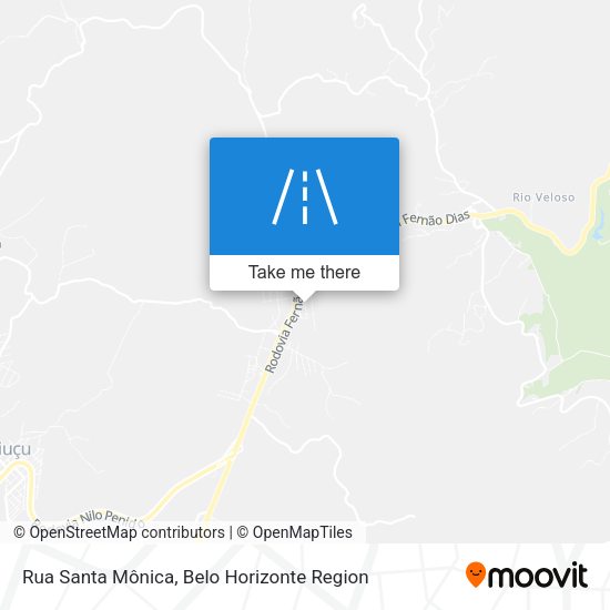 Rua Santa Mônica map