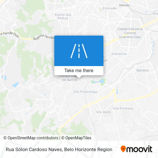 Rua Sólon Cardoso Naves map