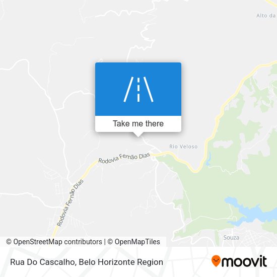 Rua Do Cascalho map