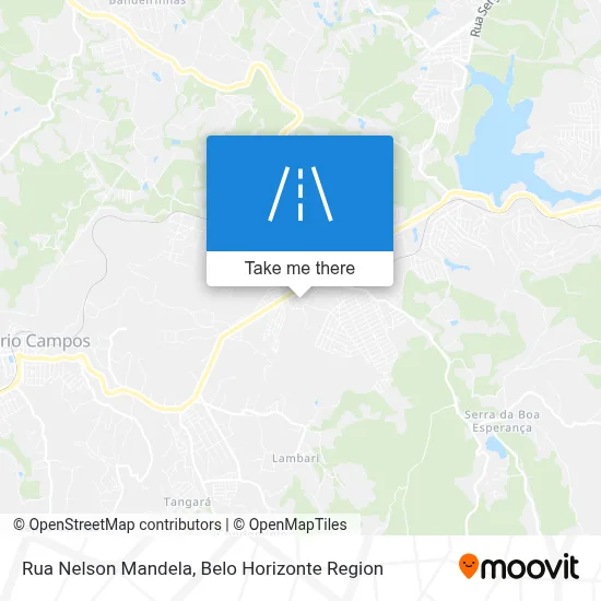 Rua Nelson Mandela map