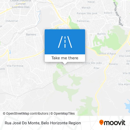 Rua José Do Monte map