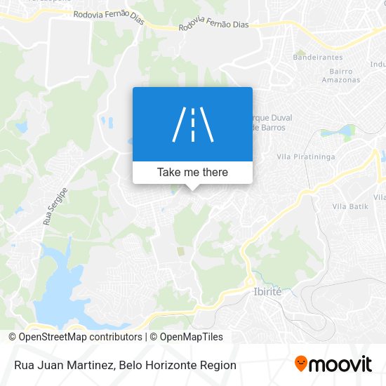 Rua Juan Martinez map