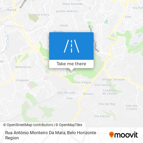 Rua Antônio Monteiro Da Mata map