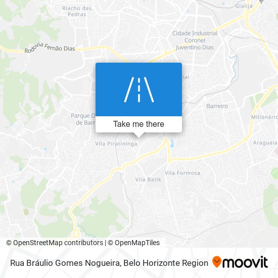 Rua Bráulio Gomes Nogueira map