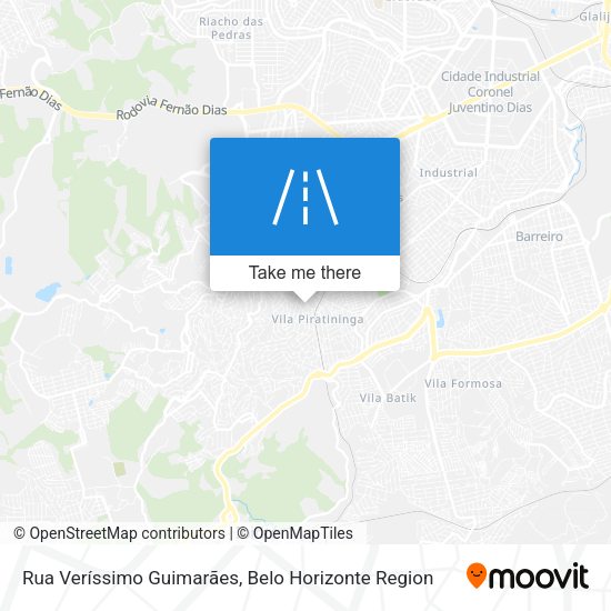 Rua Veríssimo Guimarães map