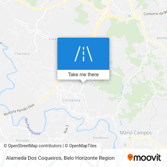 Alameda Dos Coqueiros map