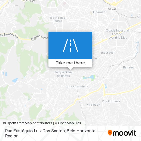 Rua Eustáquio Luiz Dos Santos map