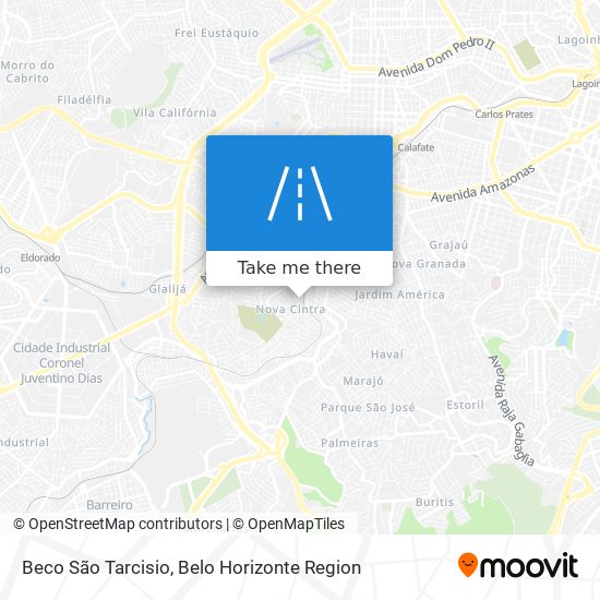 Beco São Tarcisio map