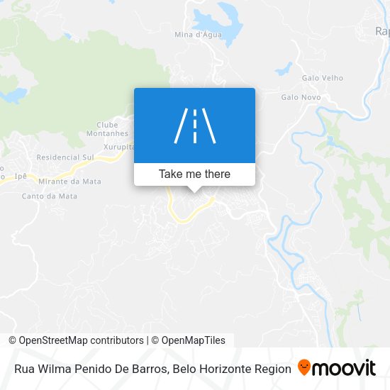 Rua Wilma Penido De Barros map