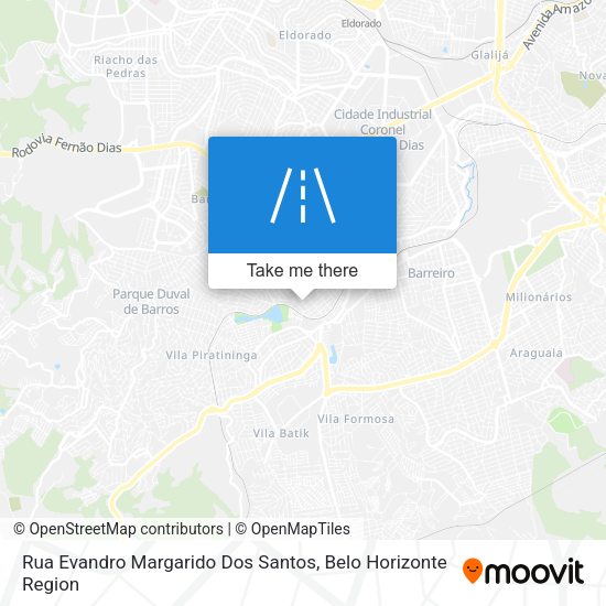 Rua Evandro Margarido Dos Santos map