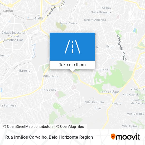 Rua Irmãos Carvalho map