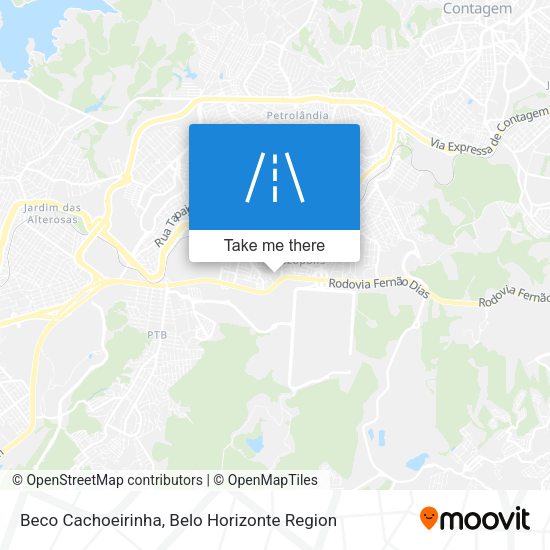 Beco Cachoeirinha map