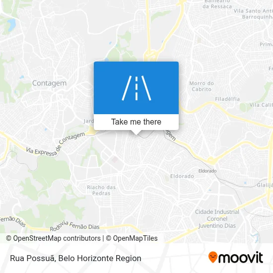 Rua Possuã map