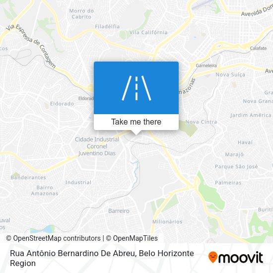 Rua Antônio Bernardino De Abreu map