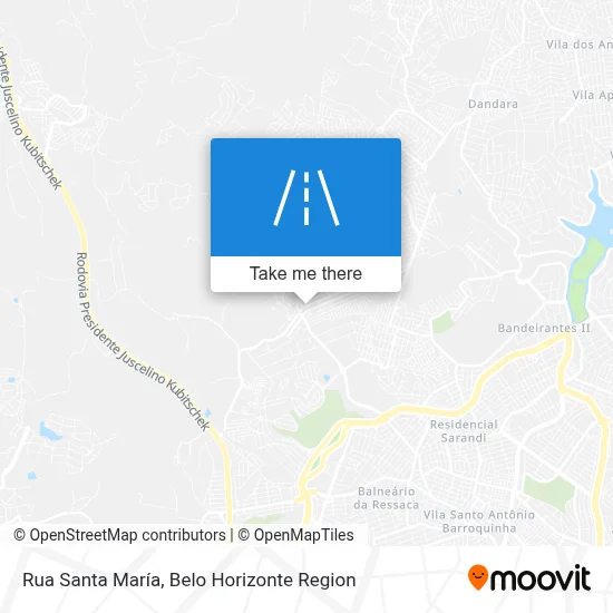 Rua Santa María map