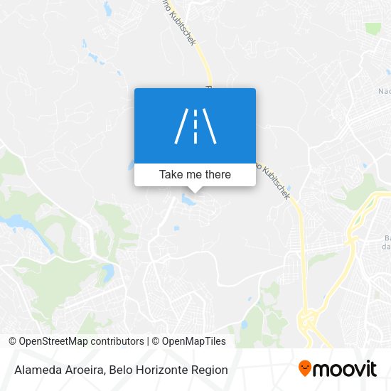 Alameda Aroeira map