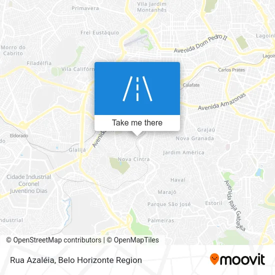 Rua Azaléia map