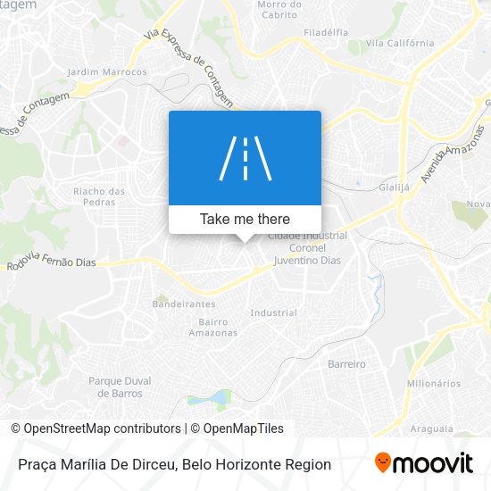 Praça Marília De Dirceu map