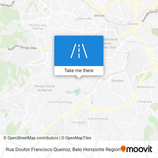 Rua Doutor Francisco Queiroz map