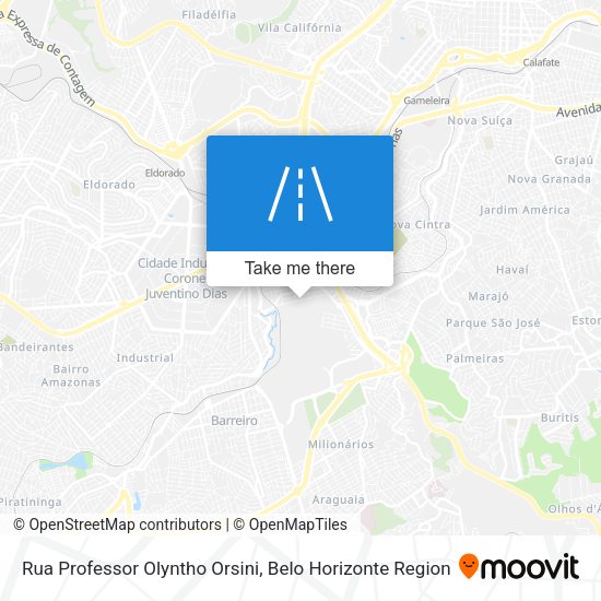 Rua Professor Olyntho Orsini map
