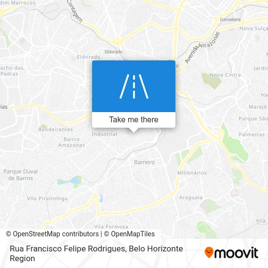 Rua Francisco Felipe Rodrigues map