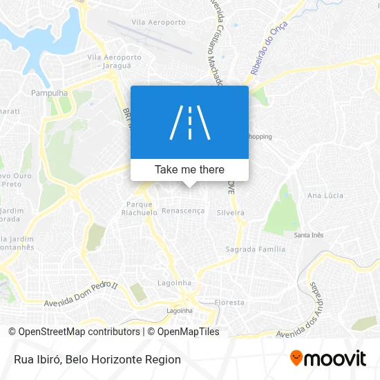Rua Ibiró map