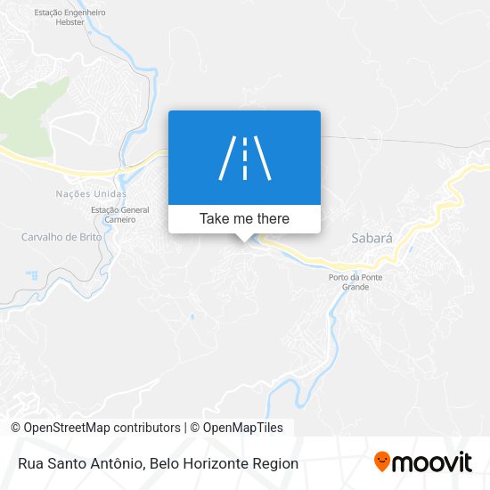 Rua Santo Antônio map