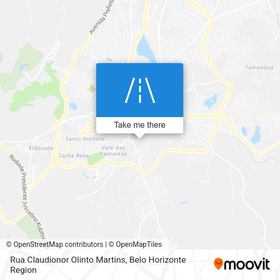 Rua Claudionor Olinto Martins map