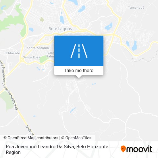 Rua Juventino Leandro Da Silva map
