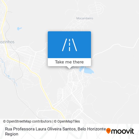 Rua Professora Laura Oliveira Santos map