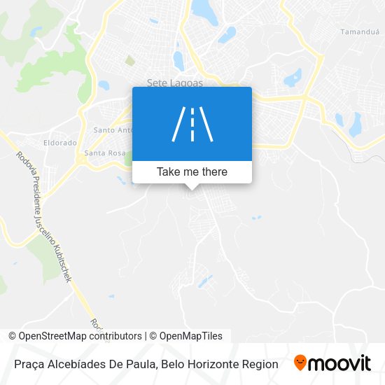 Praça Alcebíades De Paula map