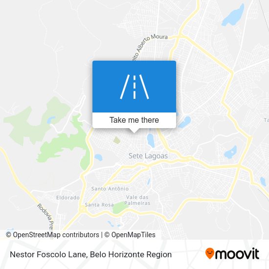 Nestor Foscolo Lane map