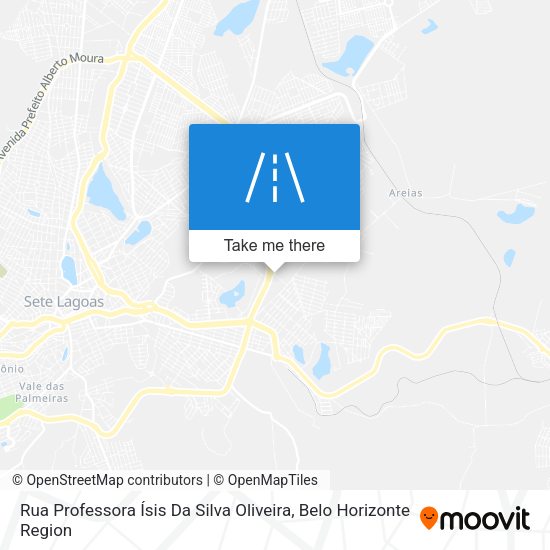 Rua Professora Ísis Da Silva Oliveira map