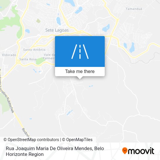 Rua Joaquim Maria De Oliveira Mendes map
