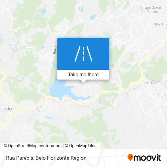 Rua Parecis map