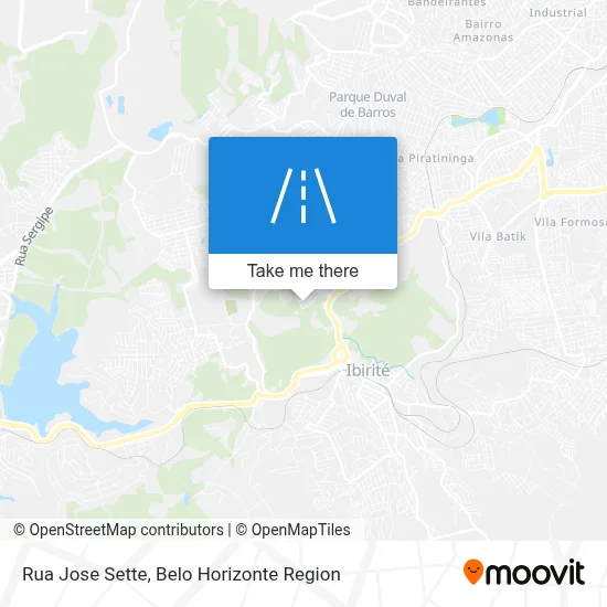 Rua Jose Sette map