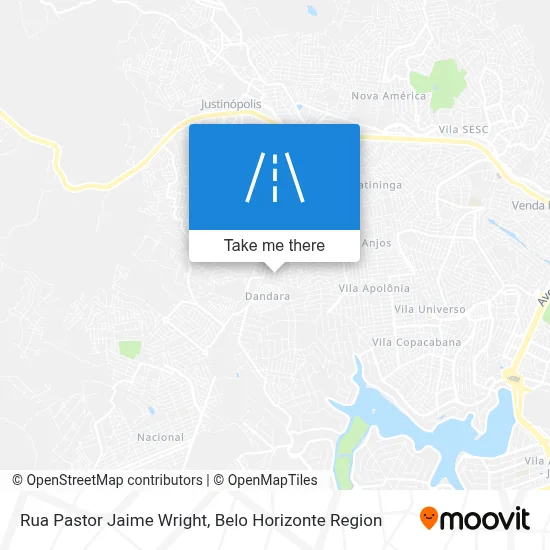 Rua Pastor Jaime Wright map