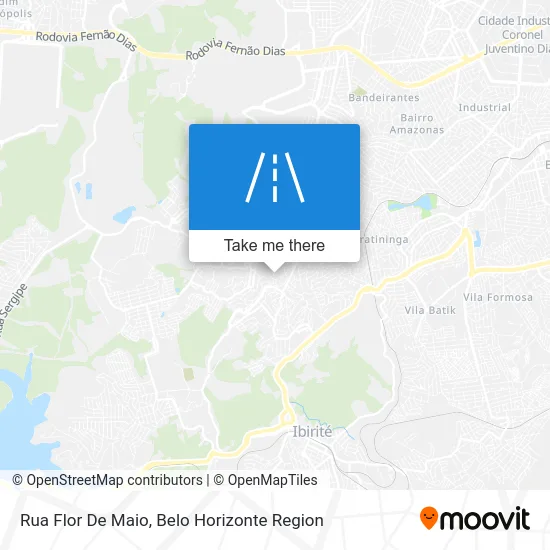 Rua Flor De Maio map