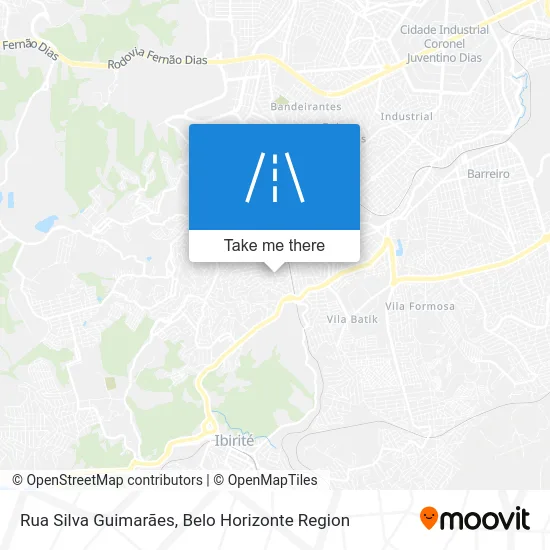 Rua Silva Guimarães map
