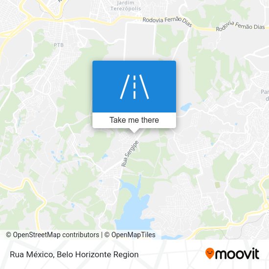 Rua México map