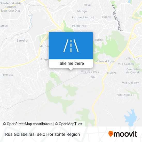 Rua Goiabeiras map