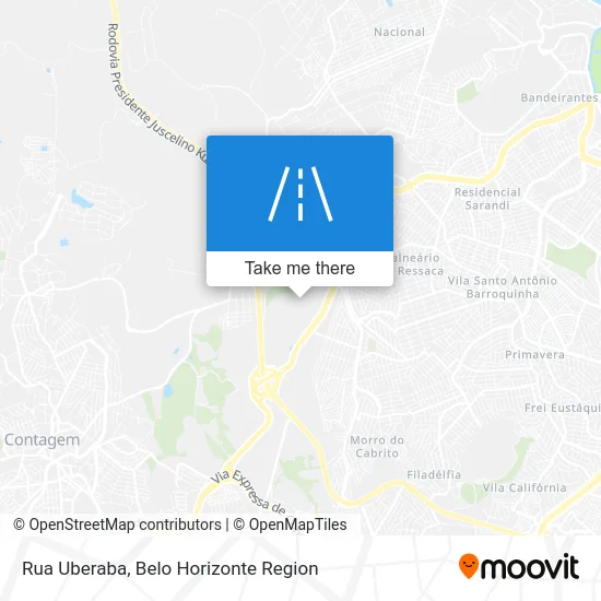 Rua Uberaba map
