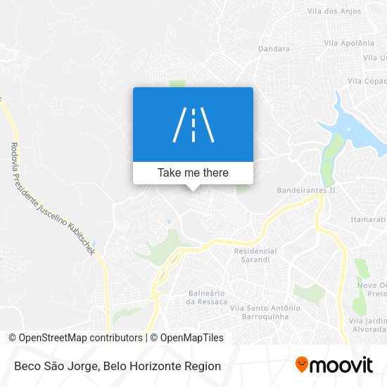 Beco São Jorge map