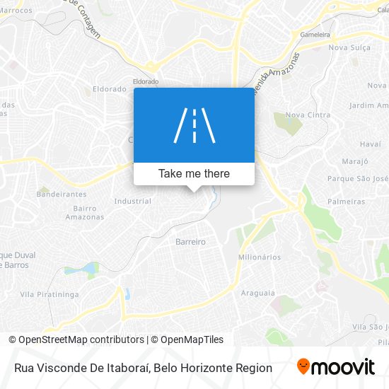 Rua Visconde De Itaboraí map