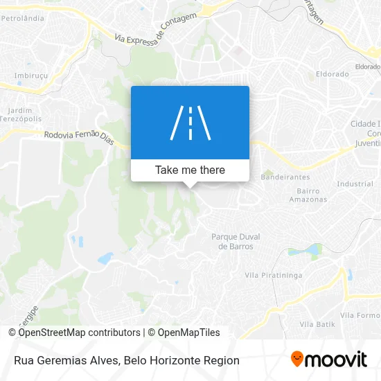Rua Geremias Alves map
