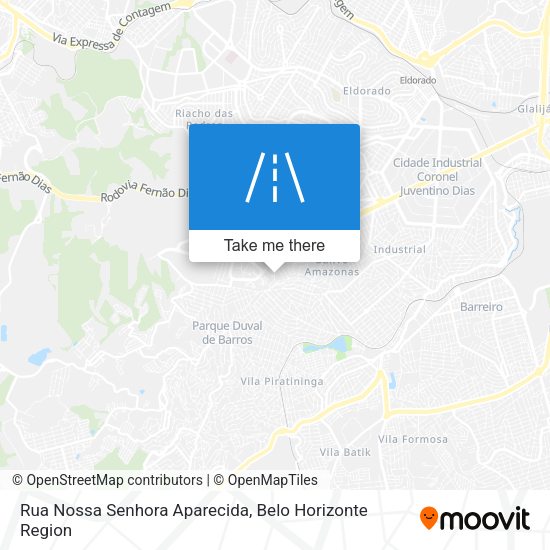 Rua Nossa Senhora Aparecida map