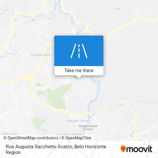 Rua Augusta Sacchetto Scalzo map