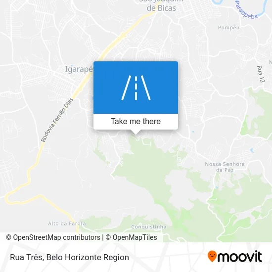 Rua Três map