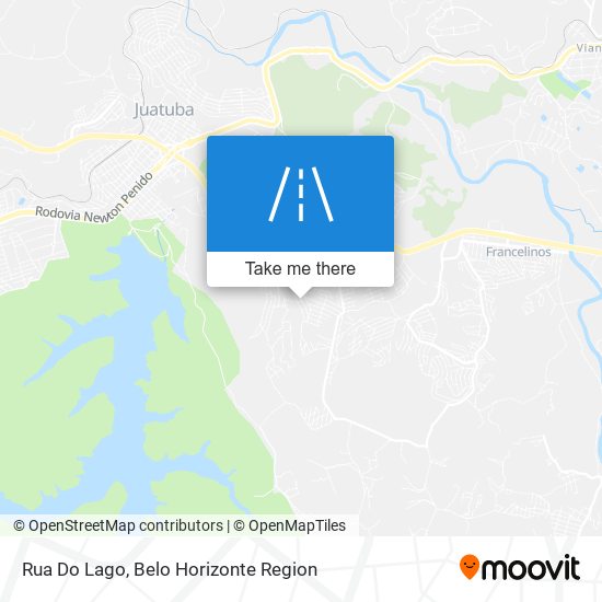 Mapa Rua Do Lago