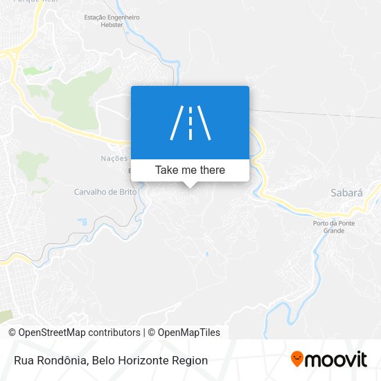 Rua Rondônia map